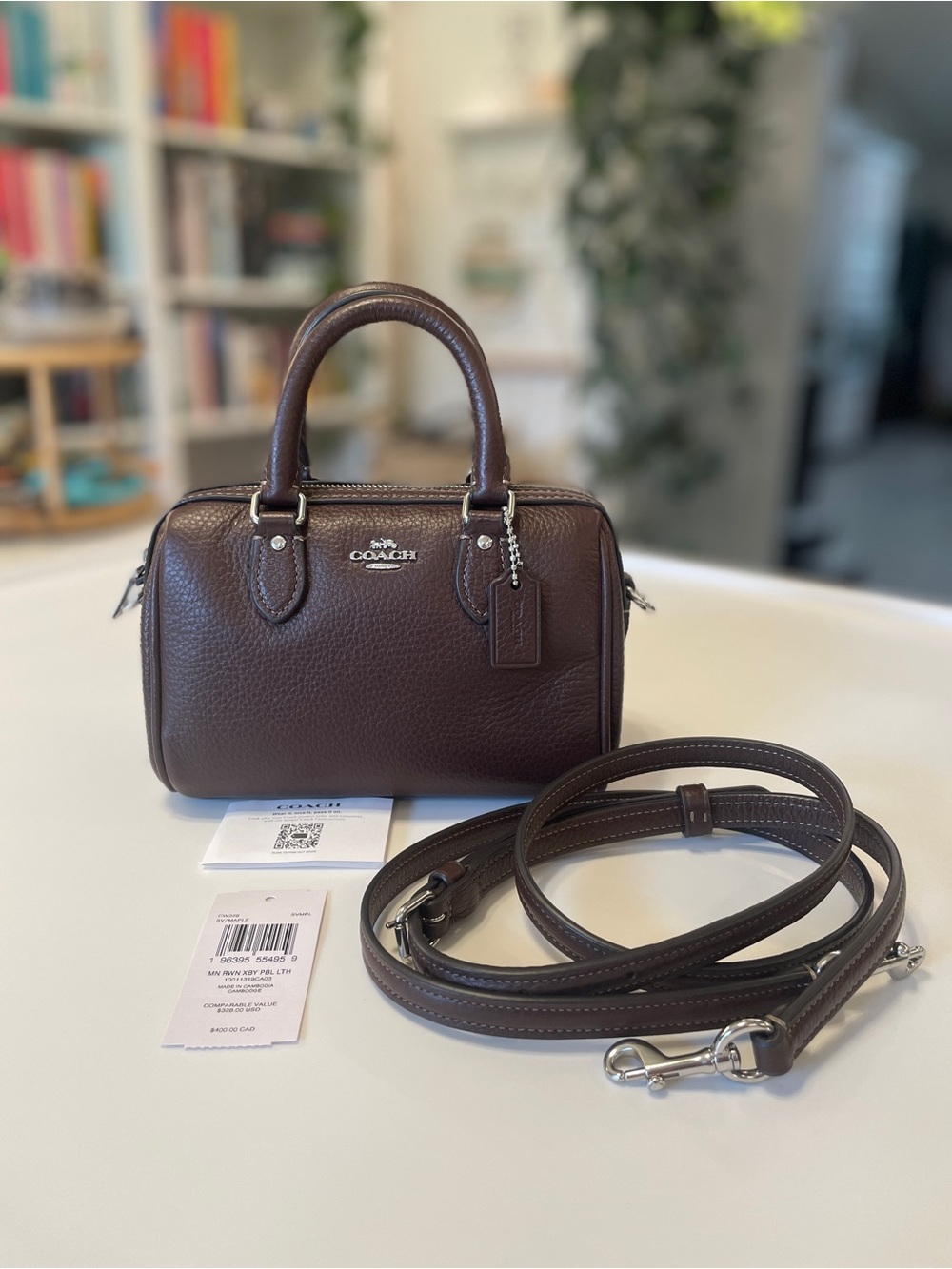 Coach Mini Rowan in Maple - NEW